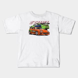 Supra Mk IV & Eclipse - The Fast And Furious Kids T-Shirt